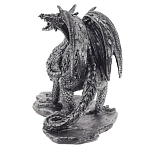 Декоративная статуэтка Дракон Dragon Black Silver Statuette варинант исполнения - 2 | Loft Concept в Липецке