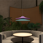 Подвесной вязаный светильник в двухцветном исполнении «Двойной Токио»  варинант исполнения - 2 | Loft Concept в Липецке