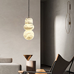 Подвесной светильник с фигурными плафонами Stone Triad варинант исполнения - 4 | Loft Concept в Липецке