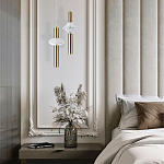 Подвесной светильник Toussaint Metal Tube Brass Hanging Lamp варинант исполнения - 3 | Loft Concept в Липецке