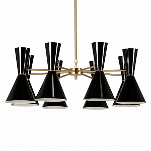 Люстра CAIRO Chandelier 8 Arm black