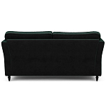 Диван с обивкой из велюра зеленый Gibbs Dark Green Sofa варинант исполнения - 3 | Loft Concept в Липецке