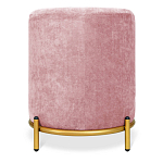 Банкетка овальная пыльно-розовый велюр на 4-х металлических ножках золотого цвета SANJAY варинант исполнения - 3 | Loft Concept в Липецке