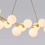 Люстра подвесная с белыми лампами в форме шара Felicitat варинант исполнения - 2 | Loft Concept в Липецке