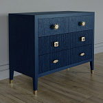 Бельевой Комод с 4 ящиками Elsa Dreams Blue варинант исполнения - 1 | Loft Concept в Липецке