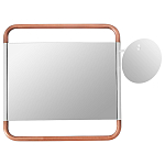 Настенное зеркало Copper White Square Functional Mirror варинант исполнения - 1 | Loft Concept в Липецке
