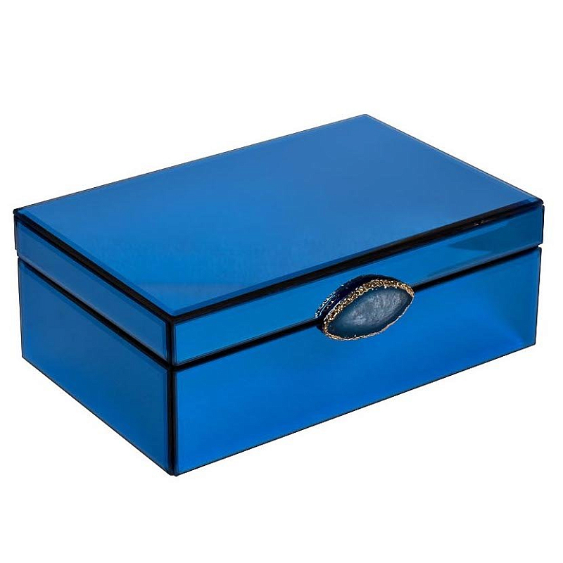 Шкатулка Blue Surprise Parallelepiped Синий Шкатулка Blue Surprise Parallelepiped Синий в Липецке | Loft Concept