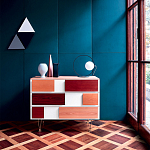 Дизайнерский широкий комод с ящиками Gio Ponti D.655.1 D.655.2 Chest of Drawers варинант исполнения - 2 | Loft Concept в Липецке