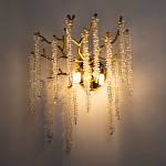 Бра золотого цвета с ветвями и хрустальными подвесками FAIRYTREE Light варинант исполнения - 2 | Loft Concept в Липецке