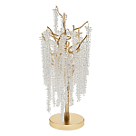 Лампа настольная со стеклянными подвесами цвет золото Light FAIRYTREE варинант исполнения - 1 | Loft Concept в Липецке