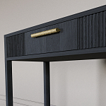 Элегантная Консоль Primo с выдвижным ящиком Черный дуб варинант исполнения - 4 | Loft Concept в Липецке