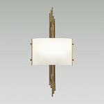 Бра с изогнутым плафоном на бронзовом основании с вертикальным декором из металлических трубок Sohne варинант исполнения - 6 | Loft Concept в Липецке