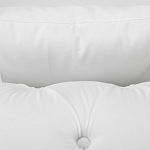 Кресло низкое с мягкой обивкой из велюра на 4-х ножках из массива березы Sophie Armchair white варинант исполнения - 4 | Loft Concept в Липецке