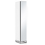 Шкаф-пенал белый с зеркальной дверцей Strict Lines варинант исполнения - 2 | Loft Concept в Липецке