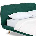 Кровать с мягким изголовьем Palmer Bed варинант исполнения - 3 | Loft Concept в Липецке