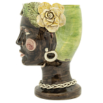 Ваза Vase Selva Moro Head Shiny варинант исполнения - 1 | Loft Concept в Липецке