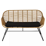 Кушетка плетеная из ротанга Wicker Сouch варинант исполнения - 1 | Loft Concept в Липецке