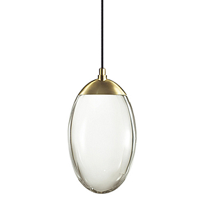 Подвесной светильник с плафоном в форме капли Crystal Transparent Drop