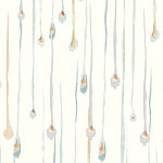 Мебельная ткань Велюр Raindrops White 145 см N 1003 варинант исполнения - 1 | Loft Concept в Липецке