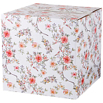 Набор посуды обеденный из фарфора на 6 персон 18 предметов Flower Porcelain Collection варинант исполнения - 3 | Loft Concept в Липецке