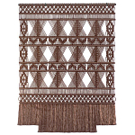 Панно Макраме коричневый цвет  варинант исполнения - 6 | Loft Concept в Липецке