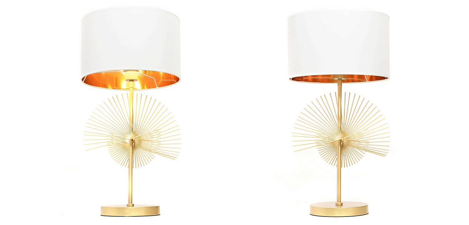 Настольная лампа Genoveva Table lamp white Настольная лампа Genoveva Table lamp white - Loft-Concept в Липецке