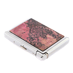 Портсигар с газовой зажигалкой из натурального камня Родонит Stone Cigarettes Cases варинант исполнения - 9 | Loft Concept в Липецке