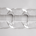 Люстра линейная с 6-ю прозрачными стеклянными плафонами округлой формы HANDLE GRAPE варинант исполнения - 9 | Loft Concept в Липецке