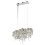 Люстра подвесная с металлическими цепочками и изогнутыми металлическими дугами 72 см Atlantis Chain варинант исполнения - 4 | Loft Concept в Липецке