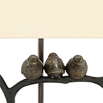 Настольная лампа Птицы на изогнутой ветке Lamp Tit варинант исполнения - 1 | Loft Concept в Липецке