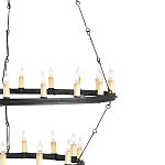 Люстра круглая двухъярусная Lightness and Scale варинант исполнения - 1 | Loft Concept в Липецке