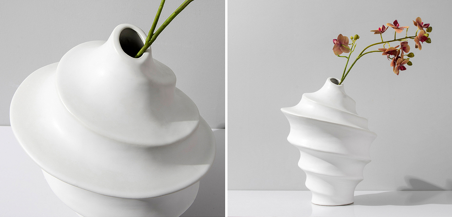 Ваза White Spiral Molecule Collection Vase Ваза White Spiral Molecule Collection Vase - Loft-Concept в Липецке