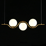 Люстра подвесная светодиодная Jagna 2 Gold and White варинант исполнения - 1 | Loft Concept в Липецке