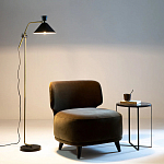 Торшер с поворотным плафоном Davy Brass Floor Lamp варинант исполнения - 6 | Loft Concept в Липецке