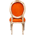Стул из натурального бука оранжевое с цветным принтом Impressionism in Color варинант исполнения - 2 | Loft Concept в Липецке