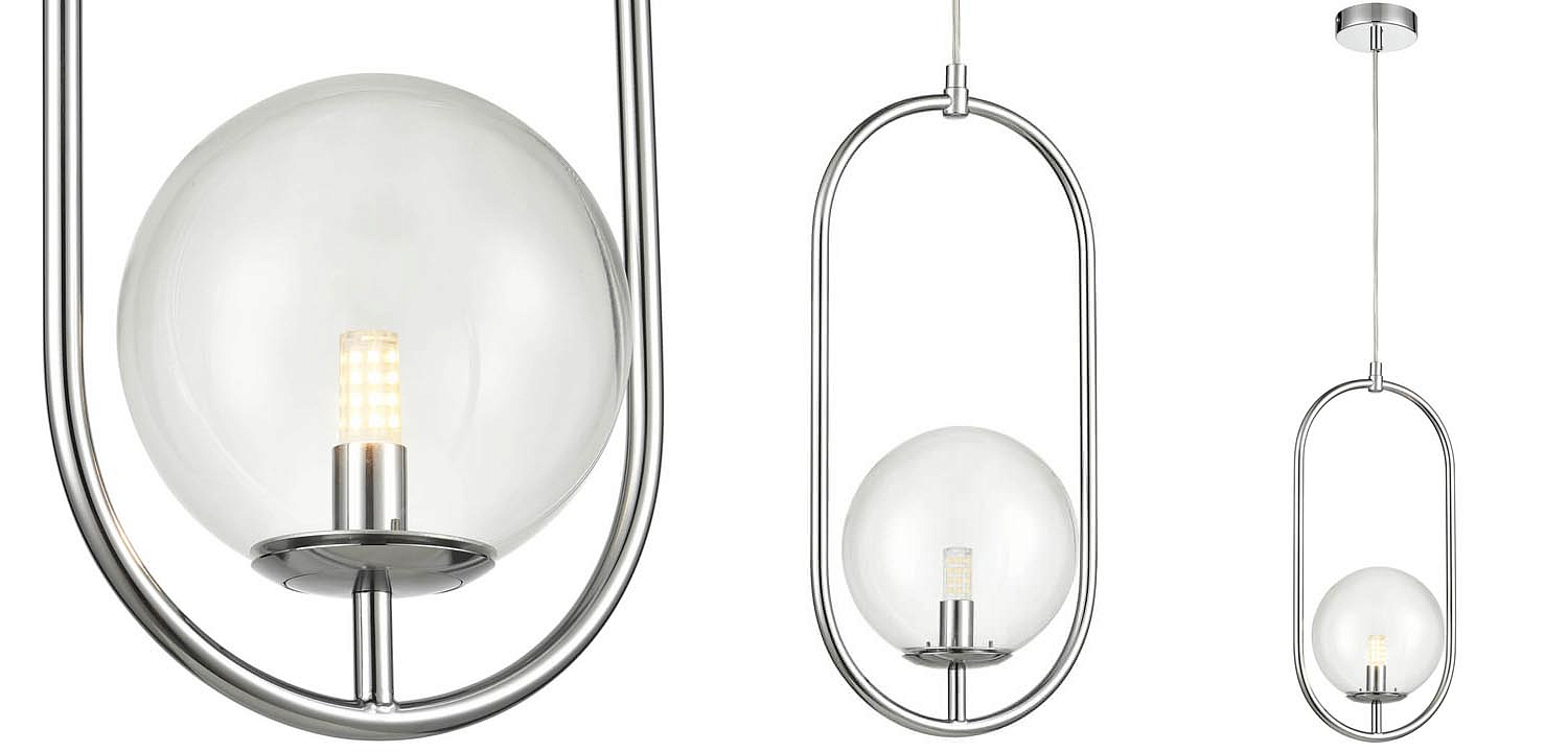 Подвесной светильник B.LUX C Ball oval chrome Подвесной светильник B.LUX C Ball oval chrome - Loft-Concept в Липецке