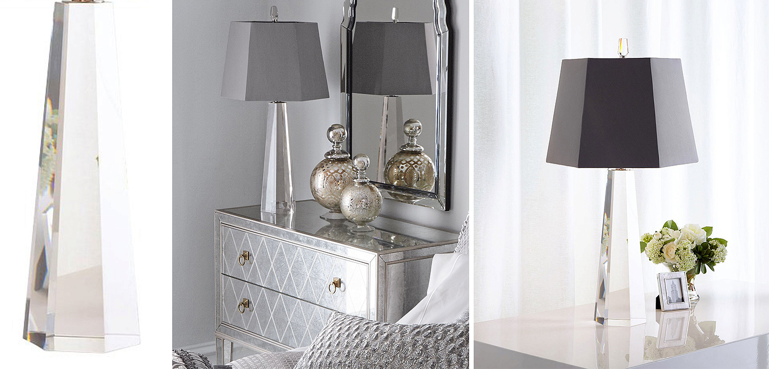 Настольная лампа Crystal Pyramid Table lamp Настольная лампа Crystal Pyramid Table lamp - Loft-Concept в Липецке