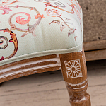 Стул из массива бука светло-зеленый с растительным орнаментом Raffael Angel Green Chair варинант исполнения - 5 | Loft Concept в Липецке