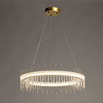 Люстра круглая с прозрачными стеклянными трубками 51 см Nembus варинант исполнения - 3 | Loft Concept в Липецке