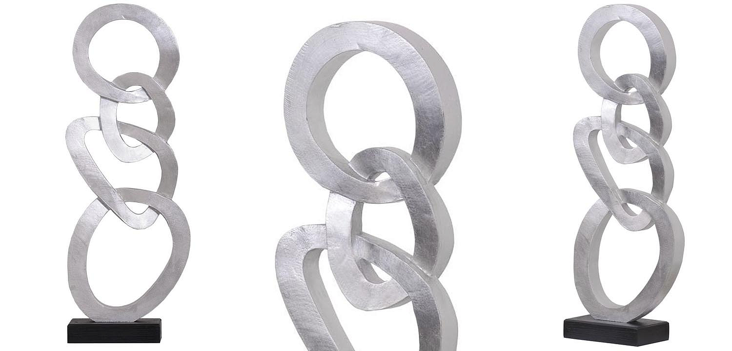 Статуэтка Anillos Statuette silver II Статуэтка Anillos Statuette silver II - Loft-Concept в Липецке