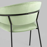 Стул в велюре фисташкового цвета Horizon варинант исполнения - 7 | Loft Concept в Липецке