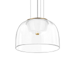 Подвесной светильник с куполообразным прозрачным стеклянным плафоном Grada Light варинант исполнения - 7 | Loft Concept в Липецке