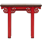 Деревянная консоль в китайском стиле красная Tang Console Table варинант исполнения - 1 | Loft Concept в Липецке