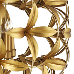 Люстра в форме шара из золотых лепестков Hanging Flowers варинант исполнения - 2 | Loft Concept в Липецке