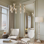 Торшер с фактурным каркасом и прямоугольным тканевым абажуром Shiye and Simplicity варинант исполнения - 3 | Loft Concept в Липецке