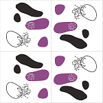 Плитка с узором Камни варинант исполнения - 1 | Loft Concept в Липецке