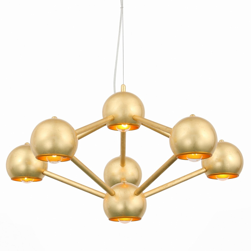 Люстра Heptaider Chandelier Латунь Люстра Heptaider Chandelier Латунь в Липецке | Loft Concept