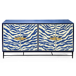 Буфет в гостиную с инкрустацией Bone Inlay Deco Sideboard - Orleans ZEBRA варинант исполнения - 4 | Loft Concept в Липецке