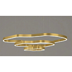 Люстра подвесная с 3-мя ассиметричными светодиодными лампами Golden Current варинант исполнения - 1 | Loft Concept в Липецке