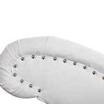 Кушетка белая с мягкой обивкой из велюра Michael Couch варинант исполнения - 5 | Loft Concept в Липецке